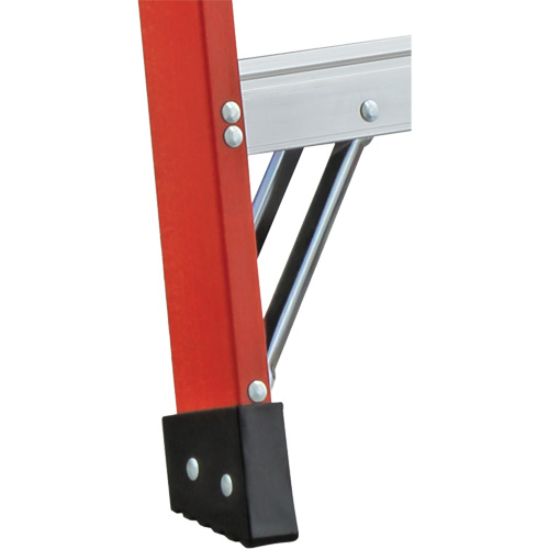6600 AA Series Industrial Extra Heavy-Duty 2-Way Stepladders, Fibreglass, 375 lbs. Capacity, 4' Nia-Chem Ltd.