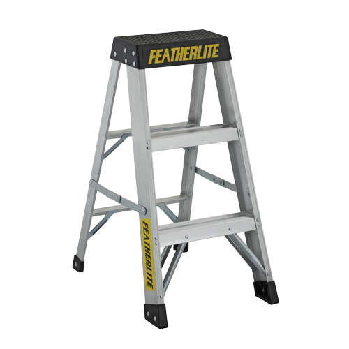 Escabeaux industriels extra robustes, 3', Aluminium, Capacit&eacute; 300 lb, Type 1A Nia-Chem Ltd.