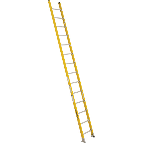 Industrial Extra Heavy-Duty Straight Ladders (5600 Series), 14', Fibreglass, 375 lbs., CSA Grade 1AA Nia-Chem Ltd.