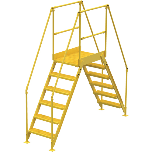 Crossover Ladder, 104" Overall Span, 60" H x 36" D, 24" Step Width Nia-Chem Ltd.