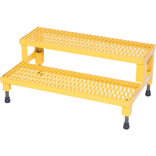 Adjustable Step-Mate Stand, 2 Step(s), 36-3/16" W x 22-7/8" L x 15-1/4" H, 500 lbs. Capacity Nia-Chem Ltd.