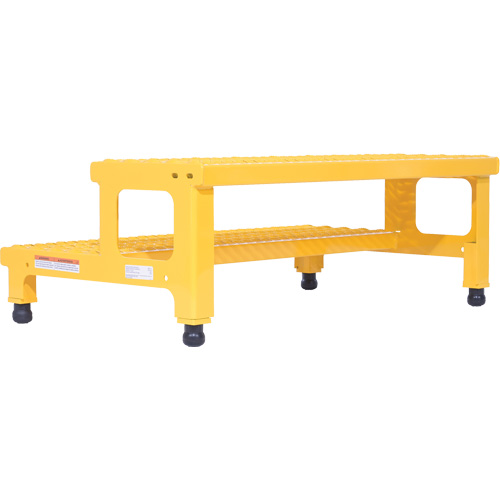 Adjustable Step-Mate Stand, 2 Step(s), 36-3/16" W x 22-7/8" L x 15-1/4" H, 500 lbs. Capacity Nia-Chem Ltd.