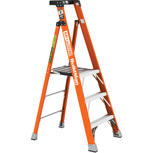 Safespace Platform Step Ladder, 3', 300 lbs. Cap. Nia-Chem Ltd.