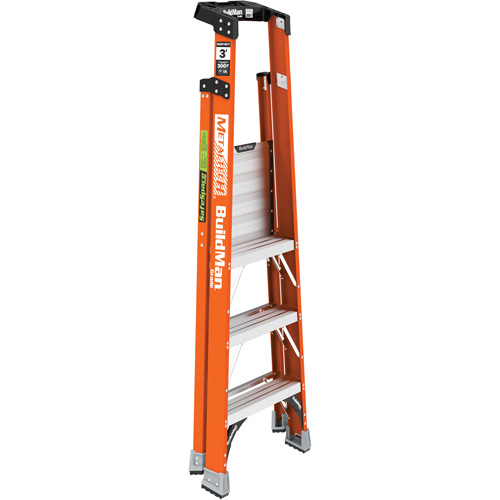 Safespace Platform Step Ladder, 3', 300 lbs. Cap. Nia-Chem Ltd.