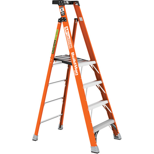 Safespace Platform Step Ladder, 4', 300 lbs. Cap. Nia-Chem Ltd.