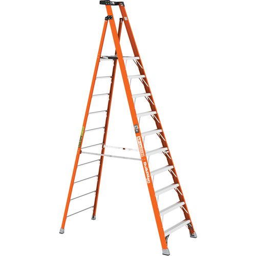 Safespace Platform Step Ladder, 10', 300 lbs. Cap. Nia-Chem Ltd.