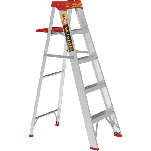 Step Ladder with Paint Tray, 5', Aluminum, 200 lbs. Capacity, Type 3 Nia-Chem Ltd.