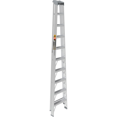 Step Ladder, 10', Aluminum, 225 lbs. Capacity, Type 2 Nia-Chem Ltd.