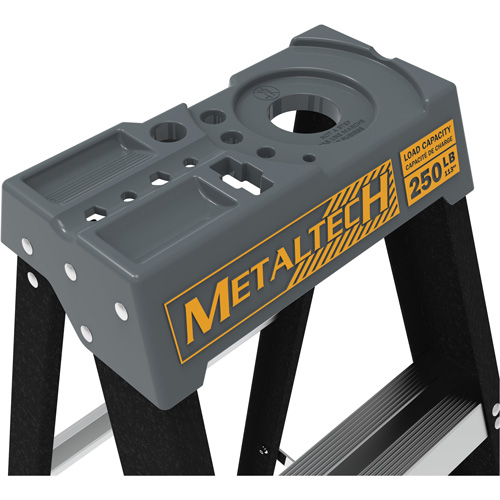 Escabeau avec plateau &agrave; peinture, 4', Fibre de verre, Capacit&eacute; 250 lb, Type 1 Nia-Chem Ltd.