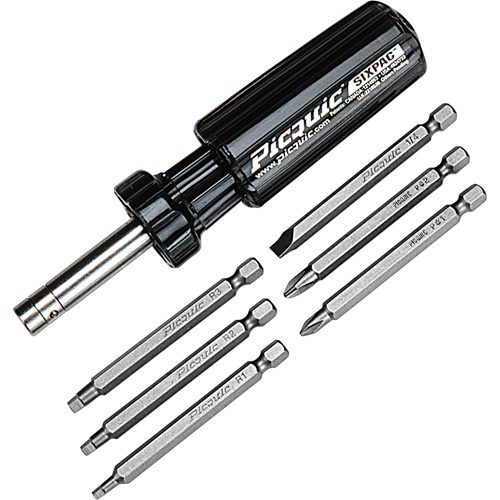 Sixpac Plus Multi-Bit Screwdrivers Nia-Chem Ltd.