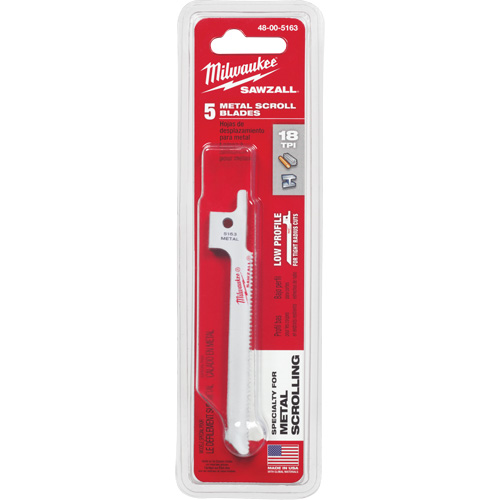 Sawzall&reg; Reciprocating Saw Blade, Bi-Metal, 18 TPI, 3-5/8" L x 5/16" W Nia-Chem Ltd.
