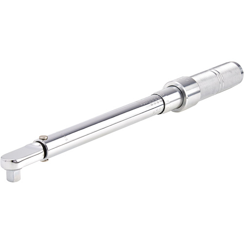 Fixed Head Micrometer Torque Wrench, Click, 3/8" Square Drive, 16-80 ft-lbs. Nia-Chem Ltd.