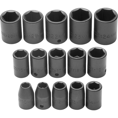 Jeu de douilles, Chocs, Prise 1/2", 6 pans Nia-Chem Ltd.