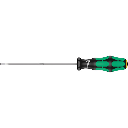Slotted Screwdriver, 4 mm Tip, Round, 9-3/4" L, Plastic Handle Nia-Chem Ltd.