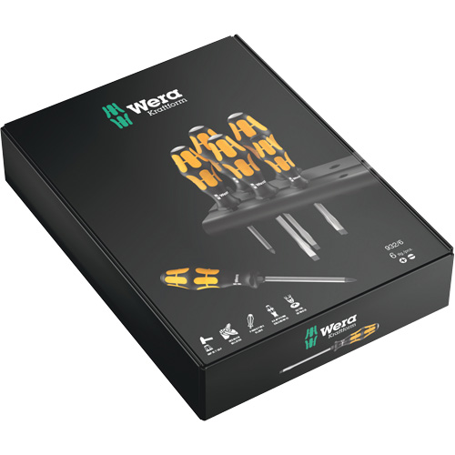 Jeu de tournevis s&eacute;rie 900 Chiseldriver et support, 6 mcx Nia-Chem Ltd.