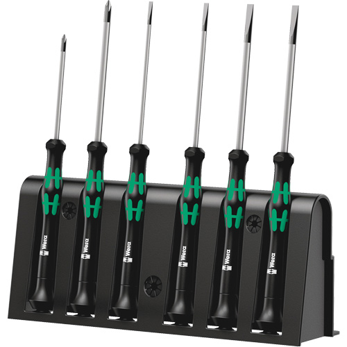 Micro Series Screwdriver Set with Rack, 6 Pcs. Nia-Chem Ltd.
