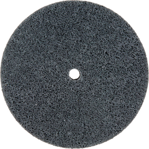 Meule homog&egrave;ne &agrave; faible densit&eacute; de s&eacute;rie 500 Standard Abrasives, 3" x 1/2", Arbre de 1/4", Grain de Fin, Carbure de silicium Nia-Chem Ltd.