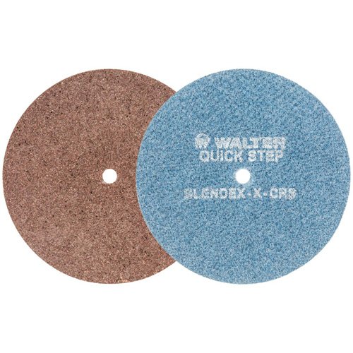 Disque de pr&eacute;paration de surface QUICK-STEP BLENDEX, 7" dia., Grain Extra grossier, Oxyde d'aluminium Nia-Chem Ltd.