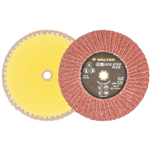 QUICK-STEP FLEX, 5" x Type 29, 40 Grit, Aluminum Oxide Nia-Chem Ltd.