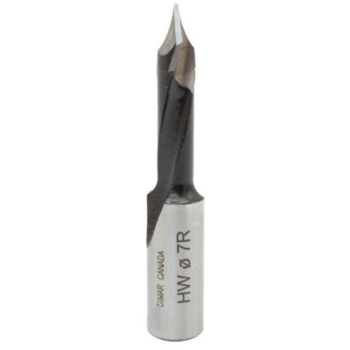 Forets pour trou de passage &agrave; pointes au carbure, Diam&egrave;tre de 7 mm Nia-Chem Ltd.