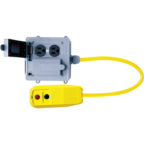 GFCI Quad Outlet Boxes, 120 V, 15 A, 6' Cord Nia-Chem Ltd.