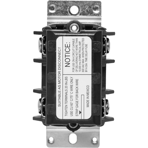 Single Phase Double Pole Disconnect Switch Nia-Chem Ltd.