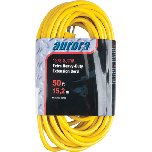 Cordon rallonge en vinyle, Ext&eacute;rieur, SJTW, AWG 12/3, 15 A, 50' Nia-Chem Ltd.
