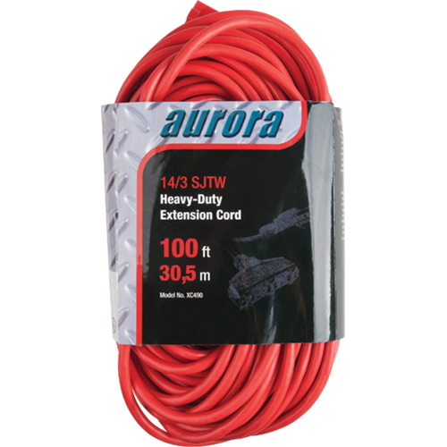 Cordon rallonge en vinyle, Ext&eacute;rieur, SJTW, AWG 14/3, 13 A, 3 prise(s), 100' Nia-Chem Ltd.