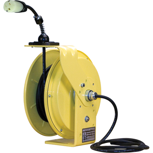LE9000 Series Heavy-Duty Cord Reels, 50', SJOW, 14/3 Gauge, 15 A Nia-Chem Ltd.