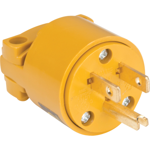 Fiche de mise &agrave; la terre en PVC, Plastique, 15 A, 125 V Nia-Chem Ltd.