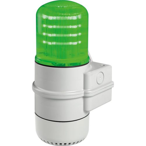 Streamline&reg; Modular Multifunctional LED Beacons, Continuous/Flashing/Rotating, Green Nia-Chem Ltd.