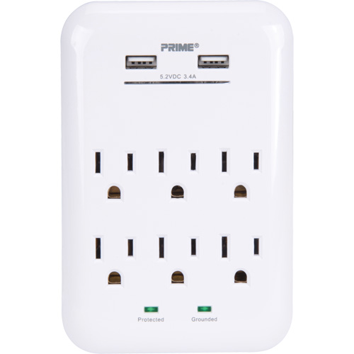 Prime&reg; USB Charger with Surge Protector Nia-Chem Ltd.