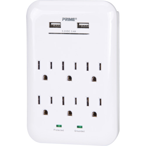 Prime&reg; USB Charger with Surge Protector Nia-Chem Ltd.
