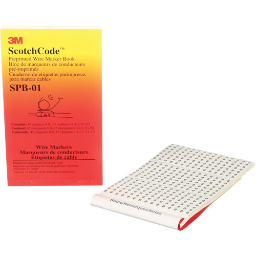 ScotchCode Pre-Printed Wire Marker Book Nia-Chem Ltd.