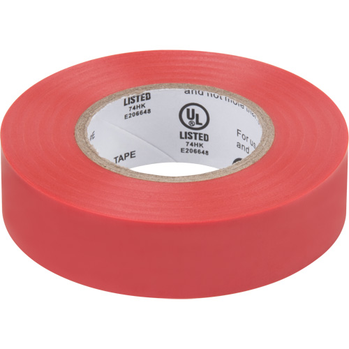 Electrical Tape, 19 mm (3/4") x 18 M (60'), Red, 7 mils Nia-Chem Ltd.