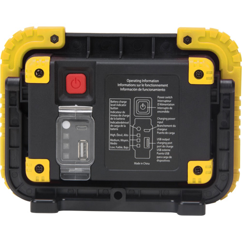 Portable Work Light, LED, 10 W, 1000 Lumens, Plastic Housing Nia-Chem Ltd.