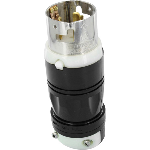 California Style Locking Plug, Nylon, 50 Amps, 120 V/250 V, Non-NEMA Nia-Chem Ltd.