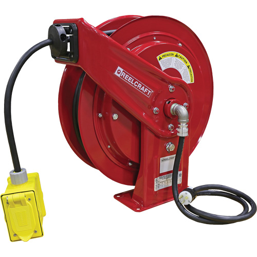 70000 Power Cord Reel, 100', SEOOW, 12 Gauge, 20 A Nia-Chem Ltd.