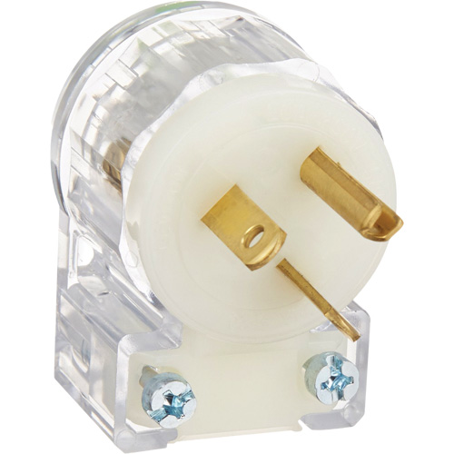 Prise de rallonge &agrave; angle de qualit&eacute; hospitali&egrave;re, Nylon, 20 A, 250 V Nia-Chem Ltd.