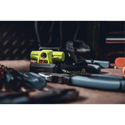 USB HAZ-LO&reg; Intrinsically Safe Headlamp, LED, 250 Lumens, 7 Hrs. Run Time, Rechargeable Batteries Nia-Chem Ltd.
