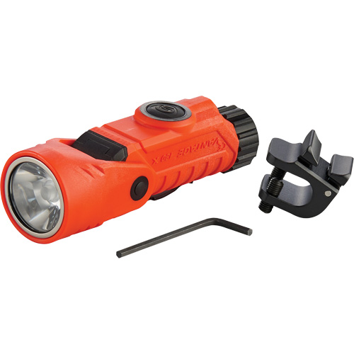 Vantage&reg; 180 X Multi-Fuel Helmet/Right Angle Flashlight, LED, Rechargeable/CR123A Batteries, Nylon Polymer Nia-Chem Ltd.