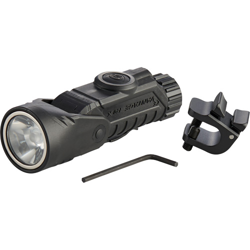 Vantage&reg; 180 X Multi-Fuel Helmet/Right Angle Flashlight, LED, Rechargeable/CR123A Batteries, Nylon Polymer Nia-Chem Ltd.