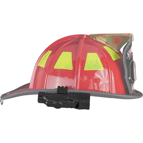Vantage&reg; 180 X Multi-Fuel Helmet/Right Angle Flashlight, LED, Rechargeable/CR123A Batteries, Nylon Polymer Nia-Chem Ltd.