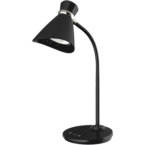 Lampe de bureau, 6 W, DEL, Col 16", Noir Nia-Chem Ltd.