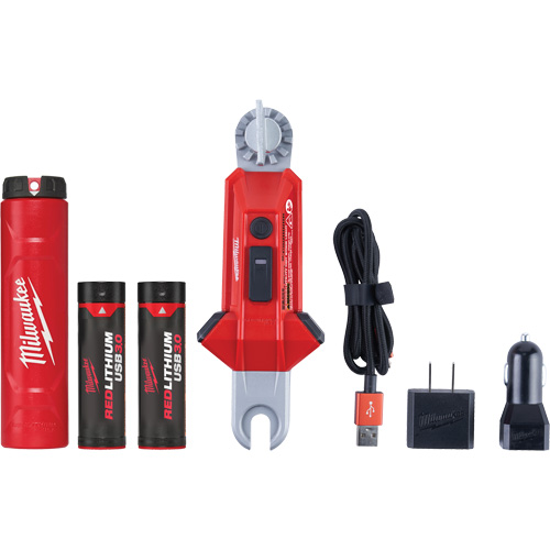 REDLITHIUM USB Utility Hot Stick Light, LED, Rechargeable Batteries, Aluminum Nia-Chem Ltd.