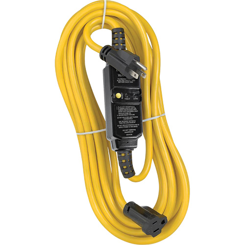 Self-Test Automatic Reset GFCI Cord Set, 120 V, 15 A, 25' Cord Nia-Chem Ltd.