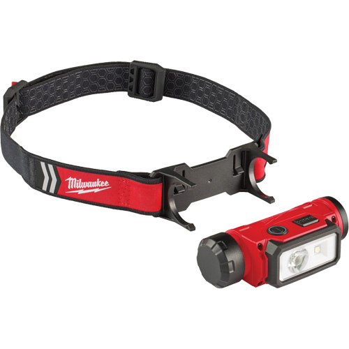REDLITHIUM USB Hardhat Headlamp, LED, 600 Lumens, 5 Hrs. Run Time, Rechargeable Batteries Nia-Chem Ltd.