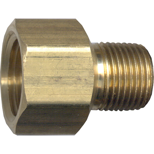 Adaptateur de tuyau, FPT x NPT, 1/2" x 1/4" dia., Laiton Nia-Chem Ltd.