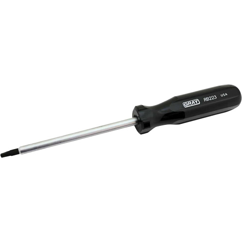 Tournevis tr&egrave;s long pour vis &agrave; t&ecirc;te carr&eacute;e creuse, Tige de #3, Ronde, 10-1/4" lo, Prise en Coussin&eacute;e Nia-Chem Ltd.