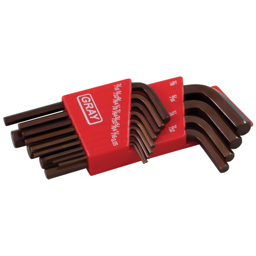 Short Arm Hex Key Set, 13 Pcs., Imperial Nia-Chem Ltd.